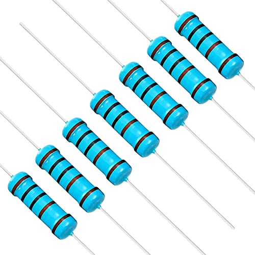 Chanzon 30pcs 2W 1K Ω Ohm Metallfilm-Fest widerstand 0,01 ±1% Toleranz 1KR MF Durchgangsbohrungs widerstände Strombegrenzung Rohs-zertifiziert Resistor von CHANZON