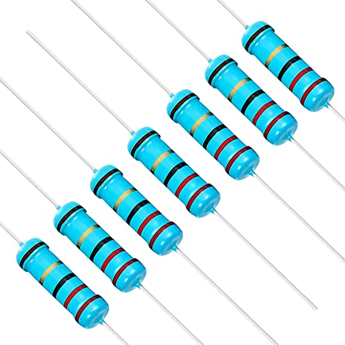 Chanzon 30pcs 2W 22 Ω Ohm Metallfilm-Fest widerstand 0,01 ±1% Toleranz 22R MF Durchgangsloch widerstände Strombegrenzung Rohs-zertifiziert Resistor von CHANZON