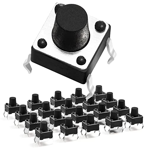 Chanzon Taktilen Druckschalter Micro Tactile Switch 6 x 6 x 7 mm 4 pins 20 Stück Mikro Schalter Tactile DrucktasterFür Steckbrett Elektronische Schaltung Arduino Leiterplatte Dip-Touch-Schalter Chanzon Taktilen Druckschalter Micro Tactile Switch 6 x 6 x 7 mm 4 pins 20 Stück Mikro Schalter Tactile DrucktasterFür Steckbrett Elektronische Schaltung Arduino Leiterplatte Dip-Touch-Schalter von CHANZON