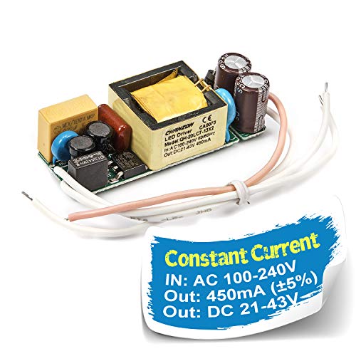 Konstantstrom LED-Treiber PCB - G) 450mA(Constant) 21-43V (7-13)*2W von CHANZON