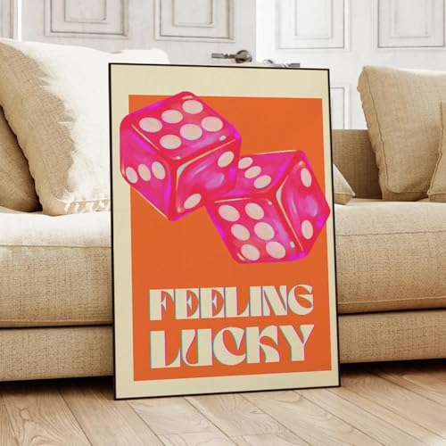 CHAOJIART Minimalistische Dopamin-Y2K-Zitate mit eklektischem Rosa-Orange-Gefühl und Glücksgefühlen, Wandkunst, Leinwandgemälde, Poster für Wohnzimmerdekoration, 40 x 60 cm, rahmenlos CHAOJIART Minimalistische Dopamin-Y2K-Zitate mit eklektischem Rosa-Orange-Gefühl und Glücksgefühlen, Wandkunst, Leinwandgemälde, Poster für Wohnzimmerdekoration, 40 x 60 cm, rahmenlos von CHAOJIART