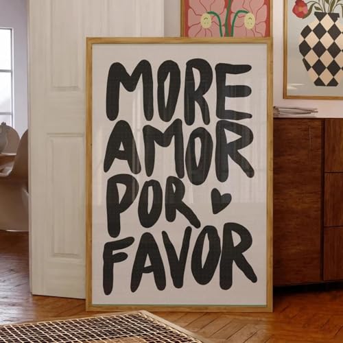 CHAOJIART Moderne, eklektische Zitate „More Amor Por Favor Sunshine“ – Wandkunstdrucke, Leinwandgemälde, Poster, Bilder für Wohnzimmerdekoration, 80 x 110 cm, rahmenlos CHAOJIART Moderne, eklektische Zitate „More Amor Por Favor Sunshine“ – Wandkunstdrucke, Leinwandgemälde, Poster, Bilder für Wohnzimmerdekoration, 80 x 110 cm, rahmenlos von CHAOJIART