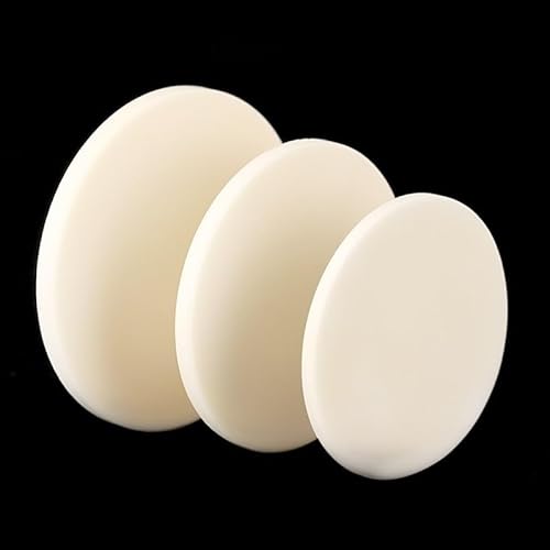 1 Stück hochtemperaturbeständiger Scheibendeckel aus 99% Aluminiumoxid for den Labor-/Industriegebrauch – 1750 °C, verschiedene Spezifikationen verfügbar(D30xL3mm) von CHAOMIN