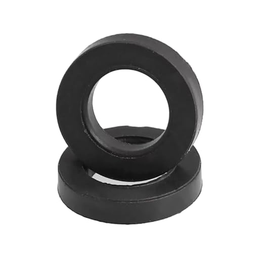 10pcs Shock Absorbing Water Repellent Rubber Flat Washers - Oil Resistant Rubber Gasket(M18X36X2mm) von CHAOMIN