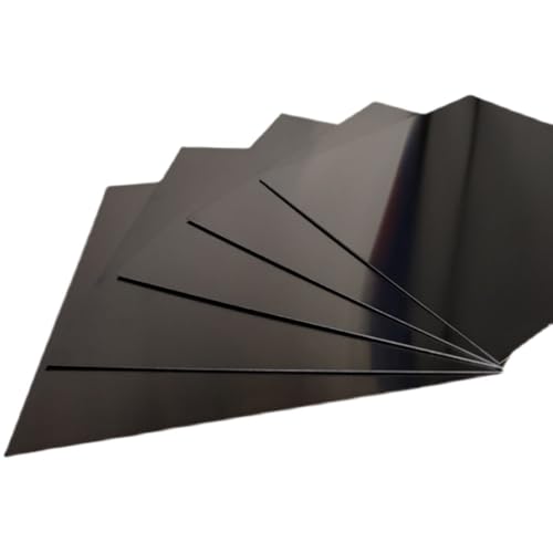20 Stück schwarz eloxierte Aluminiumplatten 150 x 100 x 0,8 mm – langlebige Platten for Magnete, Bau und Transport von CHAOMIN