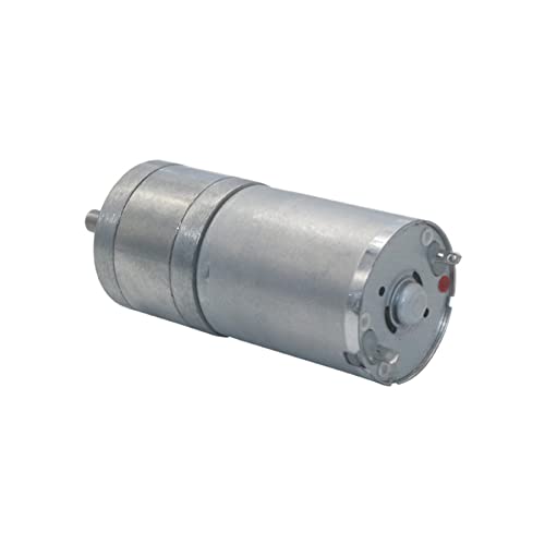 Drehmomentstarker 6-V-DC-370-Kleingetriebemotor mit 90-Grad-Getriebe for Heimwerker – 6000 U/min Geschwindigkeit, langlebige Metallkonstruktion(1360rpm Without Fixed Seat) von CHAOMIN