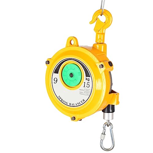Einziehbarer Federzug-Schraubendreher mit Haken und Drahtseil for Werkstatt und Automobil-Fließband, 1 Stück(9-15kg) von CHAOMIN