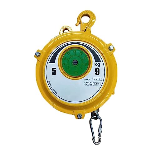Einziehbares Federzugwerkzeug – 1,5 m Drahtseil, Haken, ideal for den Einsatz in Werkstätten und im Auto(5-9kg) von CHAOMIN