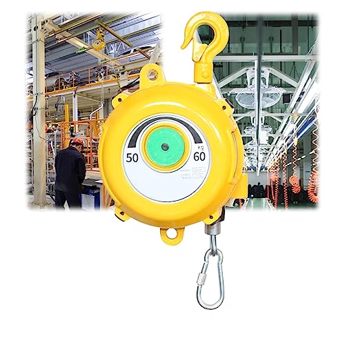 Einziehbares Federzugwerkzeug mit Drahtseil und Haken for den Einsatz in der Werkstatt/am Fließband – einstellbarer Lastbereich 1–70 kg(50-60kg) von CHAOMIN