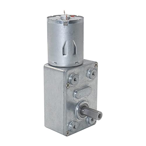 JGY370 Mini-Garagentormotor mit hohem Drehmoment, 6 V DC – Schneckengetriebemotor for reibungslosen Betrieb(66rpm 12v) von CHAOMIN