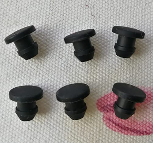 T Type Plug Silicone Rubber Hole Caps - 10 Pack 4.5mm to 50.6mm Blanking End Caps for Sealing and Protection(17mm) von CHAOMIN