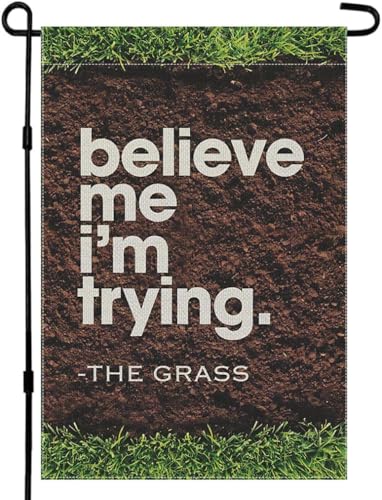 CHAONENG Glauben Sie mir, dass ich versuche. Die Gartenflaggen von Gras feiern jeden Anlass, 30,5 x 45,7 cm CHAONENG Glauben Sie mir, dass ich versuche. Die Gartenflaggen von Gras feiern jeden Anlass, 30,5 x 45,7 cm von CHAONENG