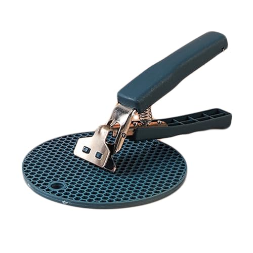 Küchenzange Pizzaschere Anti Hot Dish Gripper Edelstahl Retriever Zange Rutschfeste Greifer Küche für Moving Hot Plate Schalen Tray Disc Instant Topf Mikrowelle Küchenhelfer Set Edelstahl von CHAOTEMAI