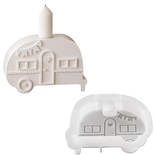 Silikonformen Gießformen Kerzenformen zum Gießen Silikonform Kerzenhalter Bus Silikonform Kerzenhalter Kerzenhalter Silikonform Gießform Kerzenhalter Silikonform Kunsthandwerk von CHAOTEMAI
