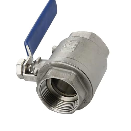 CHAOUYYZ 1 Stück Dn8-Dn50 Usu304 Sanitär-Kugelhahn, 2-Teilig, Innengewinde, Mit Vinyl-Griffgewinde/Dn10 CHAOUYYZ 1 Stück Dn8-Dn50 Usu304 Sanitär-Kugelhahn, 2-Teilig, Innengewinde, Mit Vinyl-Griffgewinde/Dn10 von CHAOUYYZ