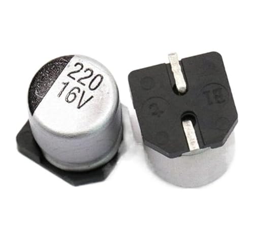CHAOUYYZ 10 Stück Smd 10V 16V 25V 35V 47Uf 50V 100Uf 220Uf 470Uf 1000Uf 10Uf 22Uf 330Uf 2200Uf 150Uf Aluminium-Elektrolytkondensator/16V 100Uf 10Pcs von CHAOUYYZ