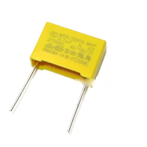 CHAOUYYZ 10 Stück X 2 Sicherheitskondensatoren 15 Mm, 275 V Ac, 275 V, 0,022 µf, 0,047 µf, 0,1 µf, 0,15 µf, 0,22 µf, 0,33 µf, 0,47 µf, 0,68 µf, 1 µf, Polypropylenfolie/2 275Vac 0.15Uf von CHAOUYYZ