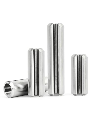 CHAOUYYZ 100 Stück M1,5 M2 M2,5 M3 Edelsta304 Elastische Stifte, Gb879 Zylindrische Positionierstifte, Splintstifte, Federeinsatzstifte/100Pcs/M1.5_8Mm von CHAOUYYZ