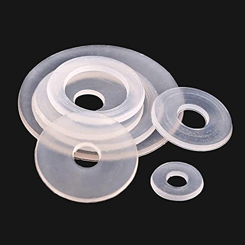 CHAOUYYZ 100 Stück Nylon-Unterlegscheiben, Flache Distanzscheiben, Weiße Kunststoff-Unterlegscheiben, Dichtungsringe M22–M3/M3.5 * 11 * 1Mm/100Pcs CHAOUYYZ 100 Stück Nylon-Unterlegscheiben, Flache Distanzscheiben, Weiße Kunststoff-Unterlegscheiben, Dichtungsringe M22–M3/M3.5 * 11 * 1Mm/100Pcs von CHAOUYYZ
