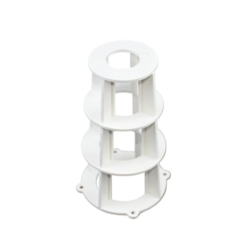 CHAOUYYZ 2–20 Stück 8–15 cm Weiße Pvc-Bodenplattendickenregler, Betonplattendickenregler, Höhenkontrollrohr Aus Kunststoff/10Cm/20Pcs von CHAOUYYZ