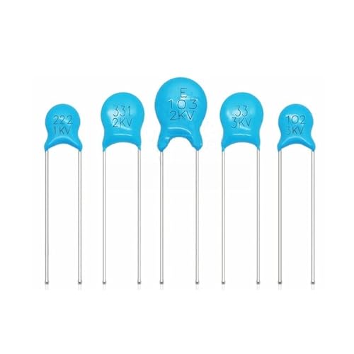 CHAOUYYZ 20 Stück Hochspannungs-Keramikkondensatoren 1Kv 2Kv 3Kv 5Pf 30Pf 47Pf 56Pf 100Pf 220Pf,1Nf 2,2 Nf 3,3 Nf 4,7 Nf 10 Nf 100 Nf 471 222 223 103/2Kv 2.2Nf CHAOUYYZ 20 Stück Hochspannungs-Keramikkondensatoren 1Kv 2Kv 3Kv 5Pf 30Pf 47Pf 56Pf 100Pf 220Pf,1Nf 2,2 Nf 3,3 Nf 4,7 Nf 10 Nf 100 Nf 471 222 223 103/2Kv 2.2Nf von CHAOUYYZ