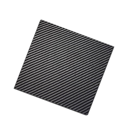 CHAOUYYZ 3K Kohlefaserplatte 100% Reines Kohlenstoffplattenmaterial 30 X 30 Cm, Dicke 0,2–8 Mm Für Rc-Drohnen/Spielzeug/4Mm von CHAOUYYZ
