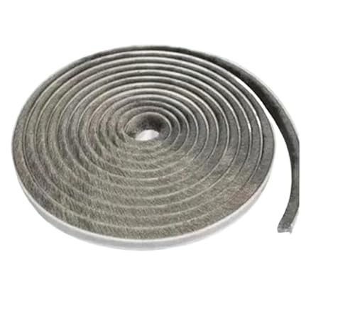 CHAOUYYZ 5/10/20 M Selbstklebendes Wolldichtband, Aluminiumlegierung, Tür- Und Fensterisolierung, Schalldämmung Und Kollisionsschutz/Grey 7 * 12Mm/10M von CHAOUYYZ