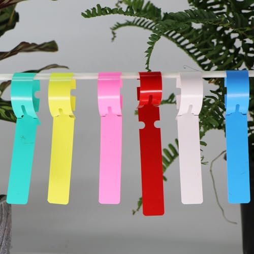 CHAOUYYZ 50–100 Stück 3-Gang Verstellbareschnallen-Etiketten, Für Topf-, Obst- Und Gartenbeete, Wiederverwendbare Markierungskarten, Hängeetiketten/*/50 Pcs von CHAOUYYZ