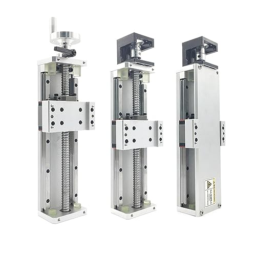 CHAOUYYZ Double Rail Guide, 1Pc Enclosed Module Linear Guides Rail Aluminum Sliding Table Manual Stage Linear Rail Xyz Axis/86Bracket And Cover/200Mmsfu1605 von CHAOUYYZ