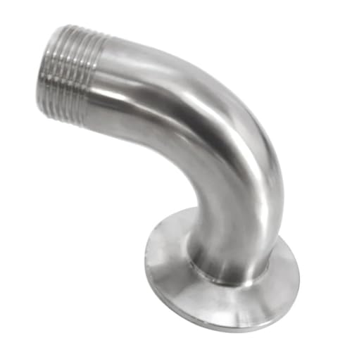 CHAOUYYZ Edelsta304 Tri-Clamp-Winkelstück 90 Grad, Dn15 Bis Dn100, Selbstgebaute Rohrverschraubung/Clamp * Male/Dn32 Od38 * K 50.5 von CHAOUYYZ