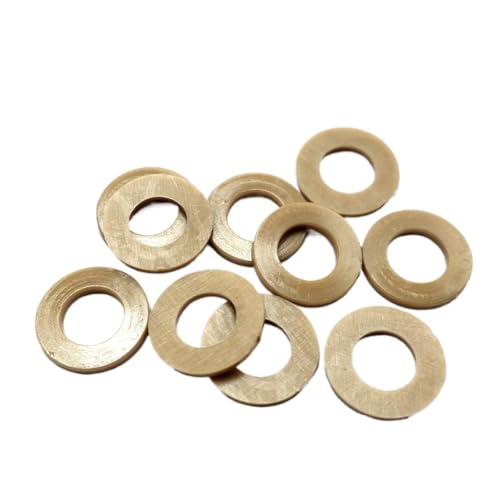 CHAOUYYZ M3–M12 Peek-Unterlegscheiben, Nylon-Polyetherkton-Kunststoff-Unterlegscheibe, F020, 50/100 Stück/Peek Plastic/M6-100 Pieces CHAOUYYZ M3–M12 Peek-Unterlegscheiben, Nylon-Polyetherkton-Kunststoff-Unterlegscheibe, F020, 50/100 Stück/Peek Plastic/M6-100 Pieces von CHAOUYYZ
