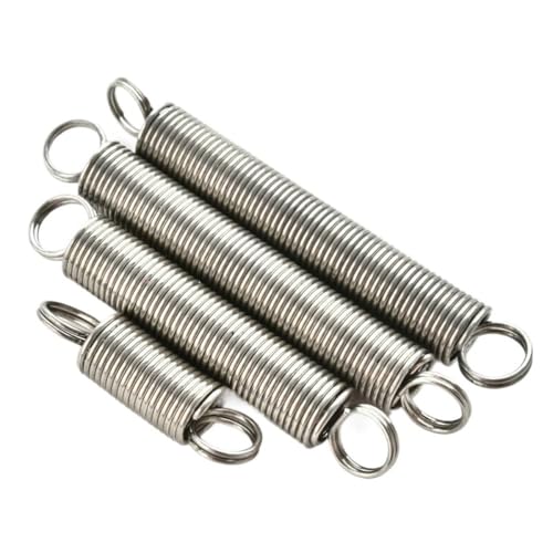 CHAOUYYZ Zylindrische Spiralfeder Aus Edelsta304, Kleine Mini-Zugfeder, 0,30 Mm, 0,4 Mm 0,5 Mm/5Mm_0.30Mm/260Mm (2Pcs) von CHAOUYYZ