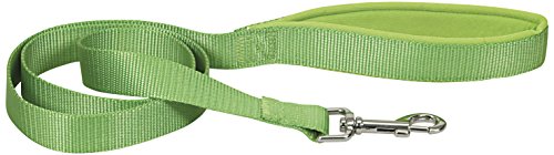 CHAPUIS SELLERIE SLA251 Hundeleine - Komfort-Nylongurt grün - Breite 15 mm - Länge 120 cm - Größe S von CHAPUIS SELLERIE