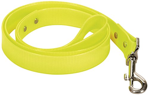 CHAPUIS SELLERIE SLA367 Reflektierende Hundeleine - PVC-Gurt gelb - Breite 15 mm - Länge 1,20 m - Größe S von CHAPUIS SELLERIE