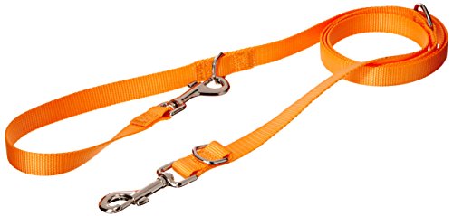 CHAPUIS SELLERIE SLA563 Hundeleine 3-Fach verstellbar - Nylongurt orange - Breite 20 mm - Länge 2 m - Größe M CHAPUIS SELLERIE SLA563 Hundeleine 3-Fach verstellbar - Nylongurt orange - Breite 20 mm - Länge 2 m - Größe M von CHAPUIS SELLERIE