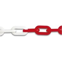 Chapuis - Rot-weiße Warnkette aus Kunststoff, Durchmesser 8 mm, Meterware von CHAPUIS