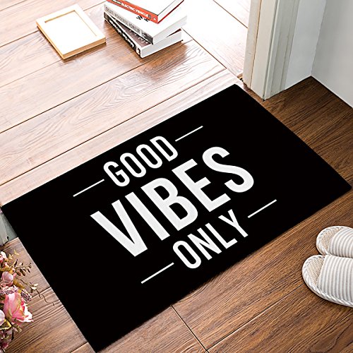 Good Vibes Only Welcome Fu?matte von CHARM HOME