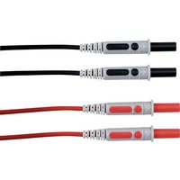 Chauvin Arnoux Messleitungs-Set [4mm Sicherheits-Stecker - 4mm Sicherheits-Buchse] 1.5m Rot, Schwarz von CHAUVIN ARNOUX