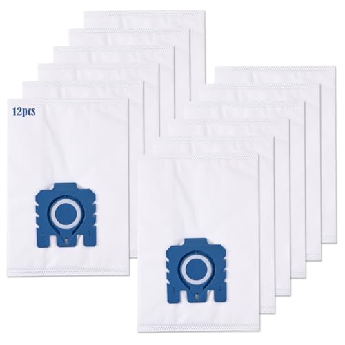 12 Stück Staubsaugerbeutel für Miele, Kompatibel für Miele GN Beutel für Staubsauger, Classic C1 Complete C2&C3 S227 S240 S270 S400 S400i S600 S2 S5 S8 Serie Staubsauger Taschen von CHAWONER