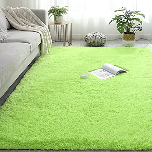 CHBIN Hochflor 100x200cm Shaggy Teppich Lammfellimitat Teppich Weich Teppich Longhair Einfach zu Säubern für Esszimmer oder und Die Küche Cafe Lounge Sofas Usw, Grün CHBIN Hochflor 100x200cm Shaggy Teppich Lammfellimitat Teppich Weich Teppich Longhair Einfach zu Säubern für Esszimmer oder und Die Küche Cafe Lounge Sofas Usw, Grün von CHBIN