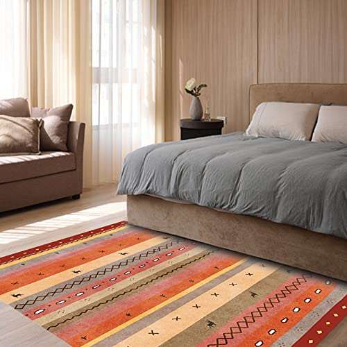 CHBIN Läufer Teppich 100x200cm Flur Läufer Teppich Robust & Pflegeleicht Anpassbar Polyester für rutschfest und Küchenläufer Esszimmer, H von CHBIN