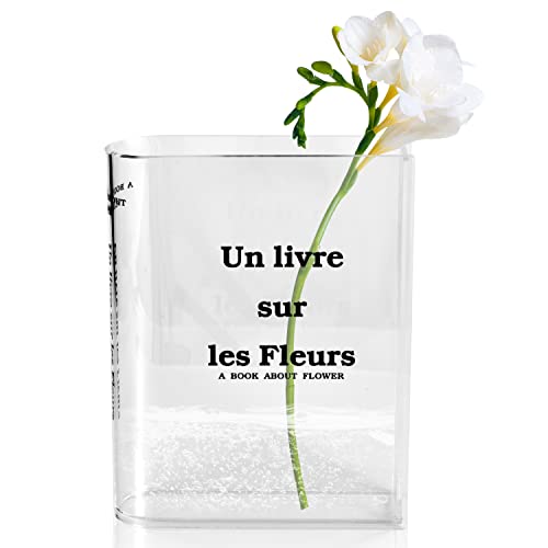 1 Stück Book Vase Vasen Blumenvasen Acryl Büchervase Transparente Vase für Tulpen Rosen Bücherregal Heimdekoration Tischdeko Modell 1 Stück Book Vase Vasen Blumenvasen Acryl Büchervase Transparente Vase für Tulpen Rosen Bücherregal Heimdekoration Tischdeko Modell von CHBOP