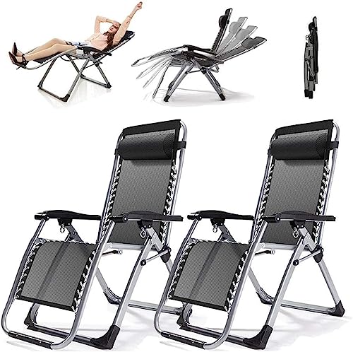 CHCHC 2 Stück Zero Gravity Liegestuhl, Freizeit-Klappbett, Büro, Lazybones, Nickerchen Machen, Nickerchen Machen, Bett, Outdoor-Sonnenliegestuhl Liegen CHCHC 2 Stück Zero Gravity Liegestuhl, Freizeit-Klappbett, Büro, Lazybones, Nickerchen Machen, Nickerchen Machen, Bett, Outdoor-Sonnenliegestuhl Liegen von CHCHC