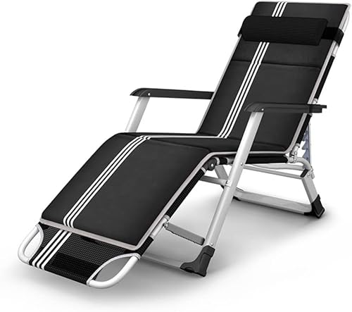 CHCHC Balkon Beach Stuhl, tragbares Klappbett Büro Siesta Lazy Stuhl Level 15 Multifunktionale Einstellung Klappstuhl Liegen von CHCHC