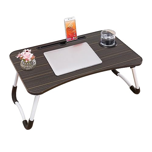 CHCHC Beweglicher Computer Schreibtisch, Bequem Schlafzimmertisch Moderner Minimalismus Auf Dem Bett Erkerfenster Multifunktionstisch(Black) von CHCHC