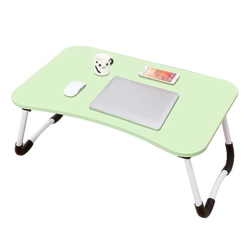 CHCHC Beweglicher Computer Schreibtisch, Mehrere Optionen Verfügbar Tragbarer Klapptisch Studentenwohnheim Schlafzimmer Multifunktionstisch(Green,Foundation) von CHCHC