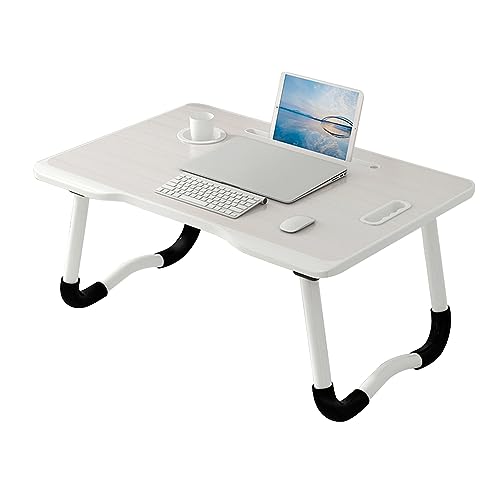 CHCHC Beweglicher Computer Schreibtisch, Multifunktional Balkon Tragbarer Schreibtisch Mehrere Optionen Verfügbar Lernen Lesen Klapptisch(Yellow,Foundation) von CHCHC