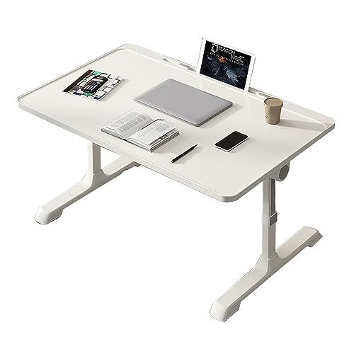 CHCHC Erhöhter Tisch, Klappbett Schlafzimmer Höhenverstellbar Kleiner Tisch Innenbalkon Erkerfenster Beweglicher Computer-Schreibtisch(White) von CHCHC