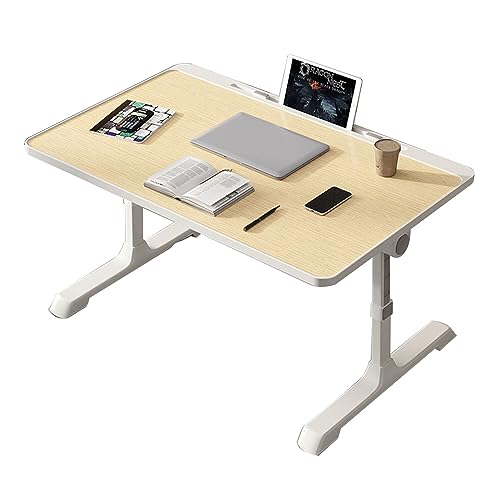 CHCHC Erhöhter Tisch, Mehrfachauswahl Multifunktionstisch Modern Höhenverstellbar Schlafzimmer Balkon Beweglicher Computer-Schreibtisch(Yellow,A) von CHCHC