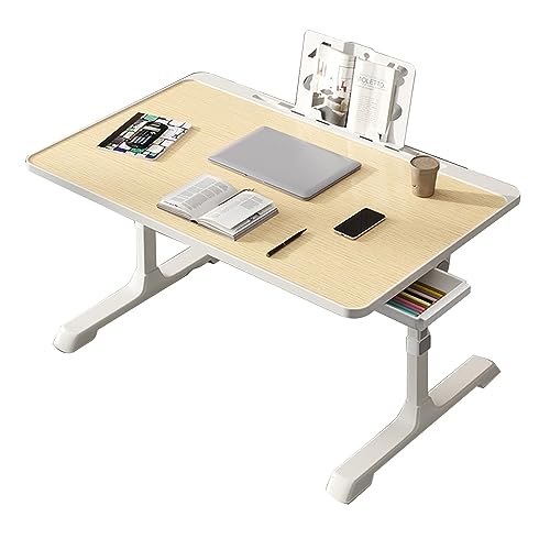 CHCHC Erhöhter Tisch, Mehrfachauswahl Multifunktionstisch Modern Höhenverstellbar Schlafzimmer Balkon Beweglicher Computer-Schreibtisch(Yellow,C) von CHCHC
